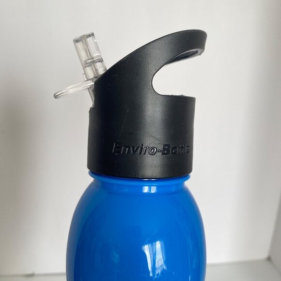 Blue Enviro-Bottle BPA-Free Drink Container With Flip-Up Nozzle Comfort Grip - Picture 2 of 15